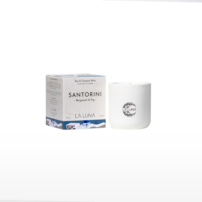 La Luna - Santorini Bergamot Fig Candle, 56 g