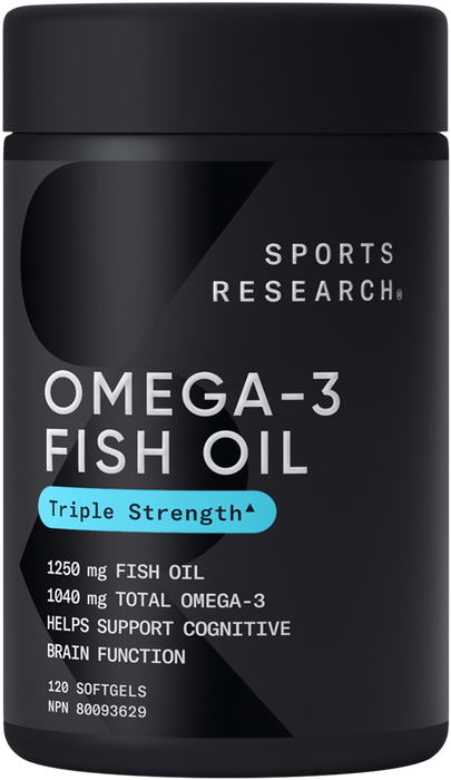 Sports Research - Omega 3 Fish Oil, 120 Softgels