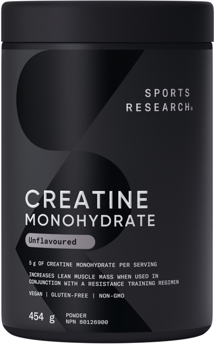 Sports Research - Creatine Monohydrate, 454 g