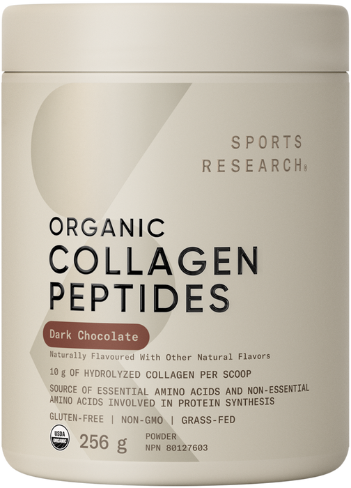 Sports Research - Collagen Peptides Dark Chocolate, 256 g