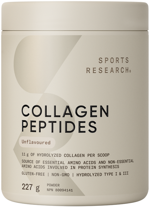 Sports Research - Collagen Peptides - Unflavoured, 227 g