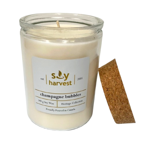Soy Harvest Candles - Heritage - Champagne Bubbles, 12 oz