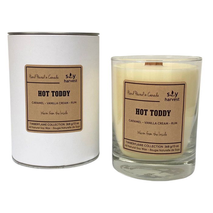 Soy Harvest Candles - Timber Flame - Hot Toddy, 13 oz
