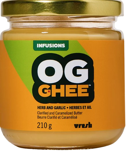 OG Ghee - Herb and Garlic Infused Ghee, 210 g