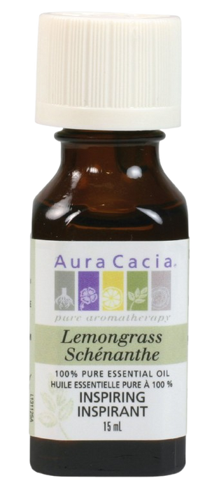 Aura Cacia - Lemongrass Oil, 15 mL