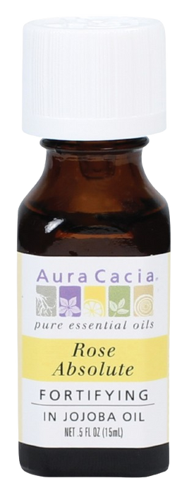 Aura Cacia - Rose Absolute in Jojoba Oil, 15 mL