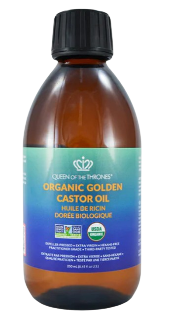 Queen of Thrones - Organic Golden Castor Oil, 250 mL