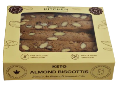Konscious Kitchen - Keto Almond Biscotti, 190 g