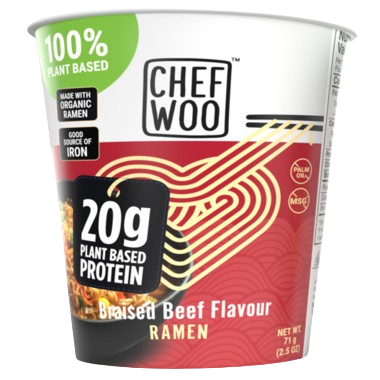 Chef Woo - Ramen - Braised Beef Flavour, 71 g