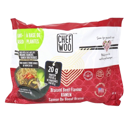 Chef Woo - Ramen - Braised Beef Flavour, 85 g