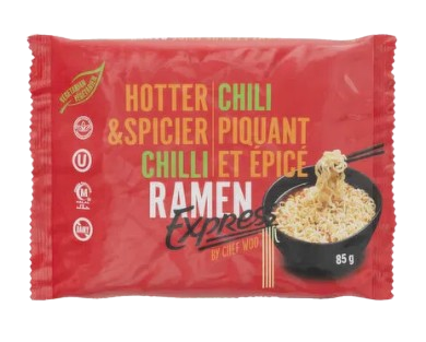 Chef Woo - Ramen - Express Spicier Chilli, 85 g