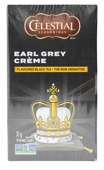 Celestial Seasonings - Black Tea Earl Grey Crème, 16 Count