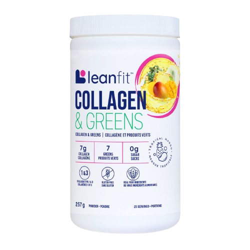 LeanFit - Collagen & Greens Tropical Mango, 257 g
