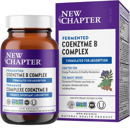 New Chapter - Fermented Coenzyme B Complex, 30 Tablets