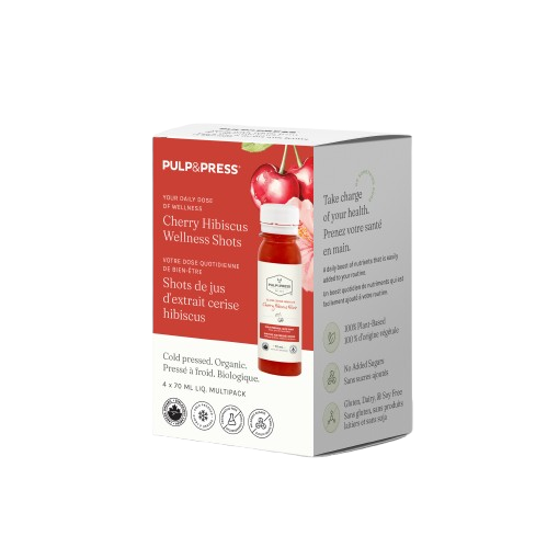 Pulp & Press - Cherry Hibiscus Wellness Shot, 70 mL