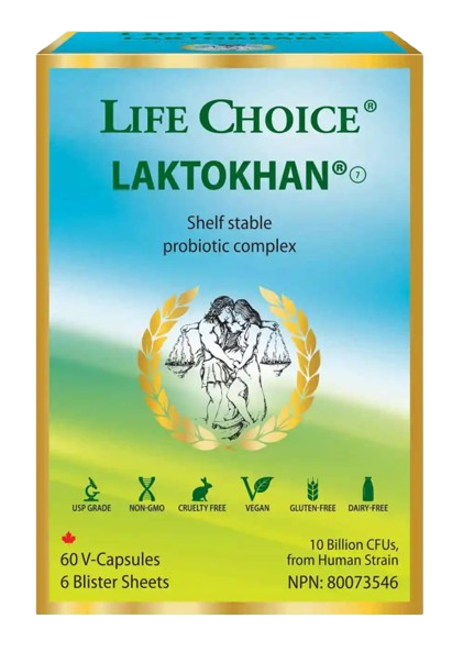 Life Choice Ltd. - Laktokhan Probiotic Complex, 60 Vcaps