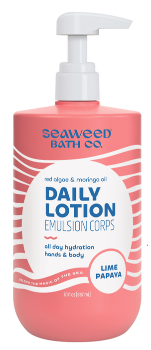 Seaweed Bath Co. - Daily Lotion - Lime Papaya, 887 mL