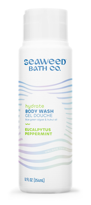 Seaweed Bath Co. - Hydrate Body Wash Eucalyptus & Peppermint, 354 mL