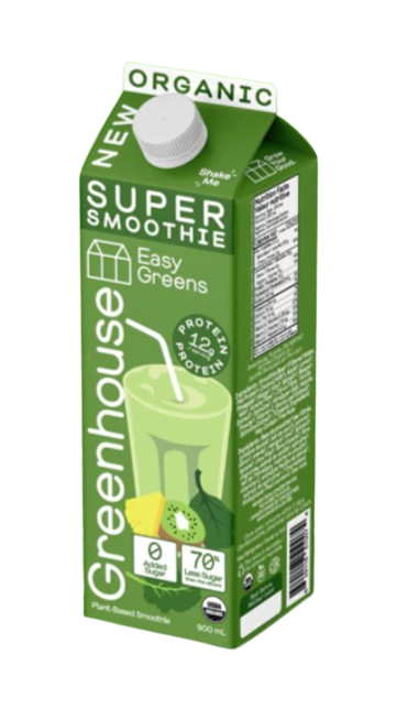 Greenhouse Juice - Easy Greens Super Smoothie, 900 mL