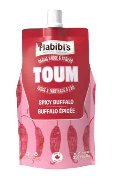 Habibi's Mediterranean - Toum Spicy Buffalo Garlic Sauce, 250 g