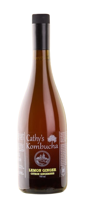 Cathy's Kombucha - Lemon Ginger, 750 mL