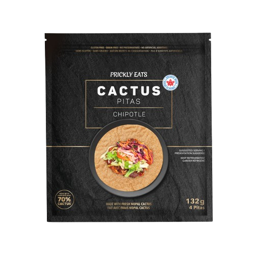 Prickly Eats - Chipotle Cactus Pitas, 132 g