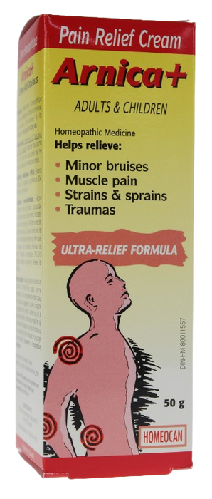 Homeocan - Arnica + Pain Relief Cream, 50 g