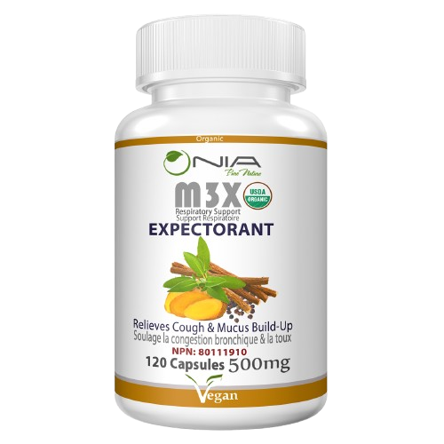 Nia Pure Nature - M3X Expectorant, 120 Capsules