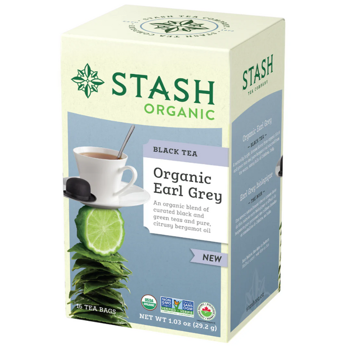 Stash - Organic Earl Grey Tea, 16 Count