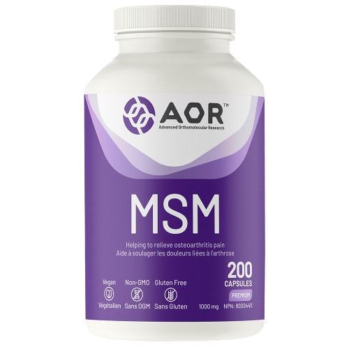 AOR - MSM, 200 Capsules