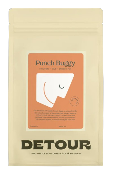 Detour Coffee - Punch Buggy - Espresso Roast, 300 g