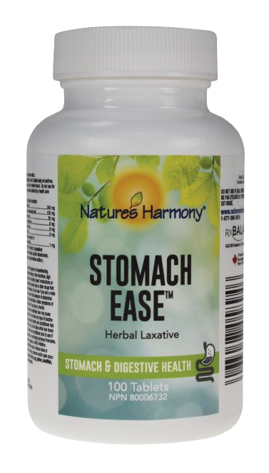 Nature's Harmony - Stomach Ease Natural Laxative, 100 Tablets