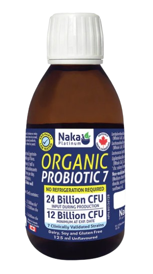 Naka Platinum - Organic Probiotic 12 Billion Liquid, 125 mL