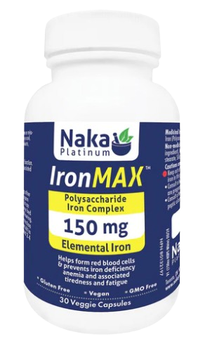 Naka Platinum - Ironmax - Iron Complex, 30 Vcaps
