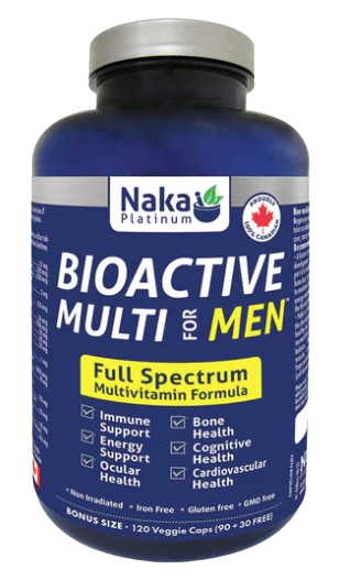 Naka Platinum - Bioactive Multi Men, 120 Vcaps