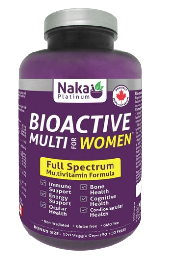 Naka Platinum - Bioactive Multi Women, 120 Vcaps