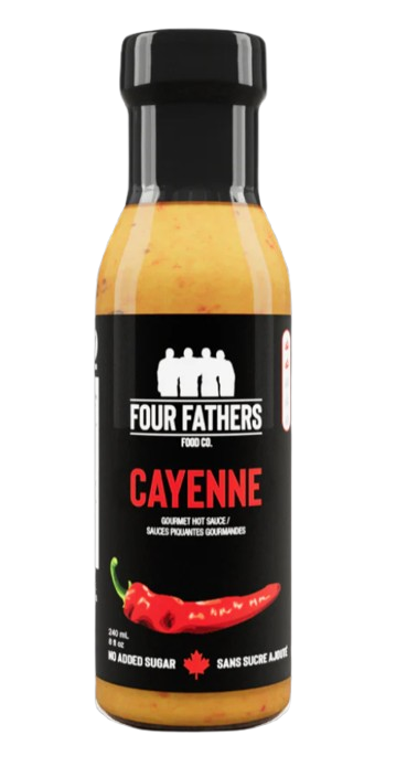 Four Fathers Food Co - Cayenne Hot Sauce, 240 mL