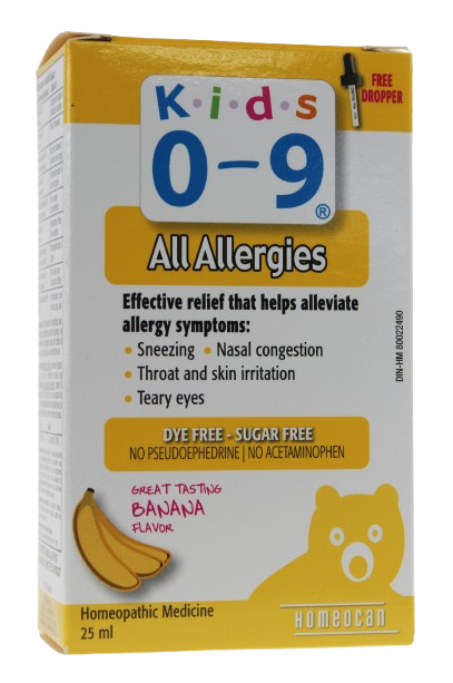 Homeocan - Kids 0-9 Allergy Solution, 25 mL