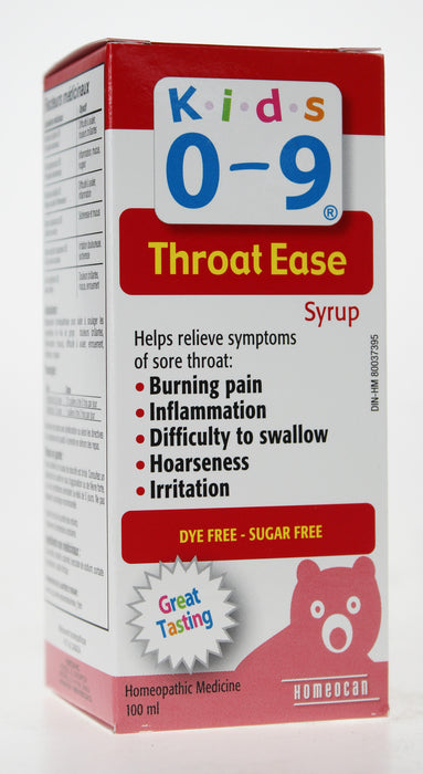 Homeocan - Kids 0-9 Throat Ease, 100 mL
