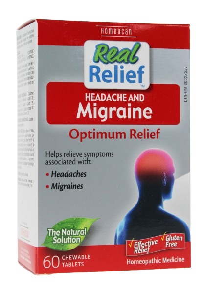 Homeocan - Real Relief Headache & Migraine, 60 Tablets