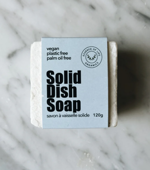 Essence of Life Organics - Solid Dish Soap, 120 g