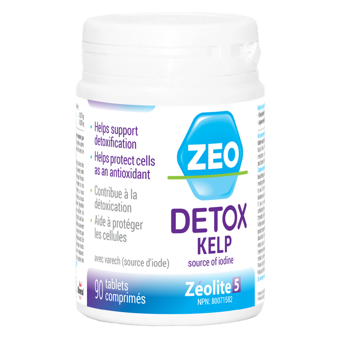 Zeolite - ZeoDetox Kelp, 90 Tablets