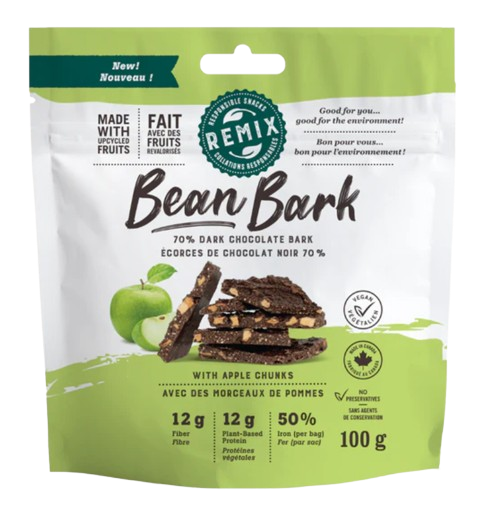 Remix Snacks - Bean Bark - Apple, 100 g