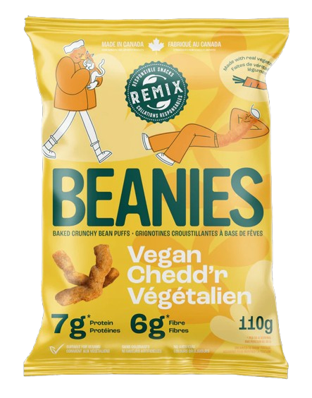 Remix Snacks - Beanies Vegan Chedd'r, 110 g