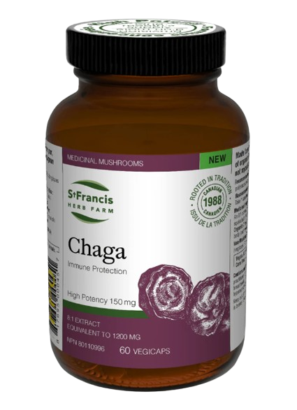St. Francis - Chaga 8:1 Extract, 60 Capsules