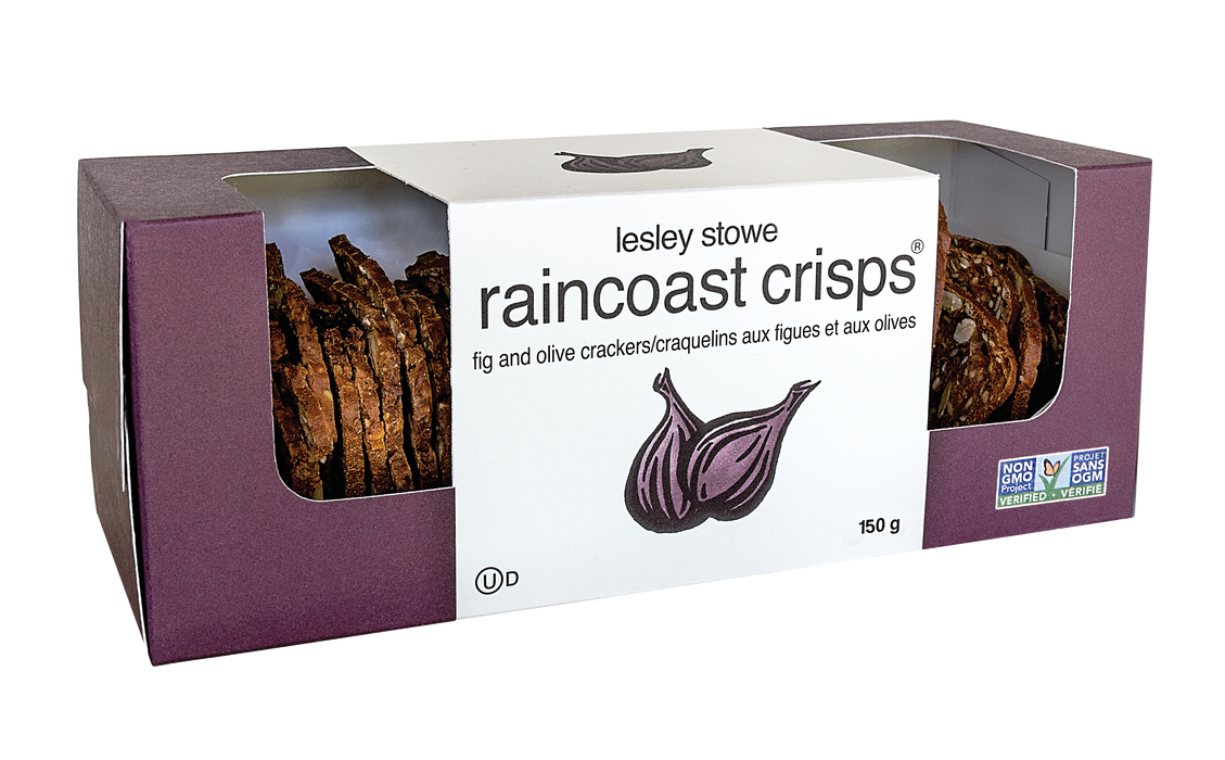 Lesley Stowes - Fig & Olive Crisps, 150 g