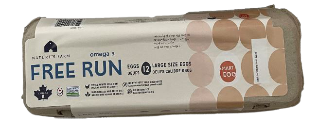 Nature's Farm - Free Run Omega 3 - Large, 12 Count