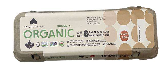 Nature's Farm - Organic Omega 3 - Large, 12 Count