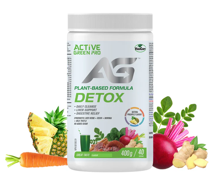 Active Green Pro - Detox - Pineapple-Coconut, 400 g