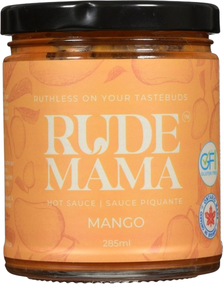 Rude Mama - Hot Sauce - Mango, 285 mL